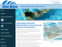 Tablet Screenshot of bluewavepoolspa.com